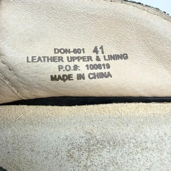 Alegria Classic Black Leather Slip-On Rocker Sole Clogs - Unisex EU 41 / Women’s - Picture 12 of 16